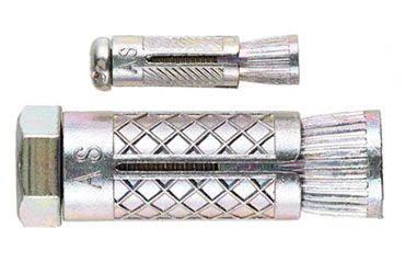 鉄 AYプラグボルト ビス無し(AY-BN)(亜鉛ダイキャスト製)